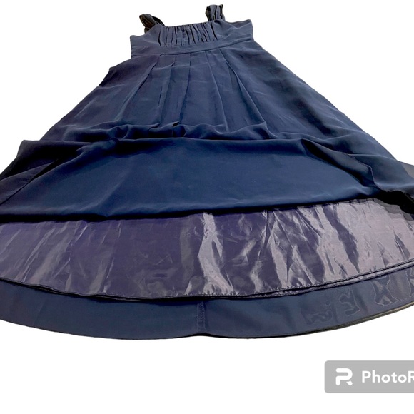 Chiffon Dress - Navy - size 14 - Picture 12 of 15